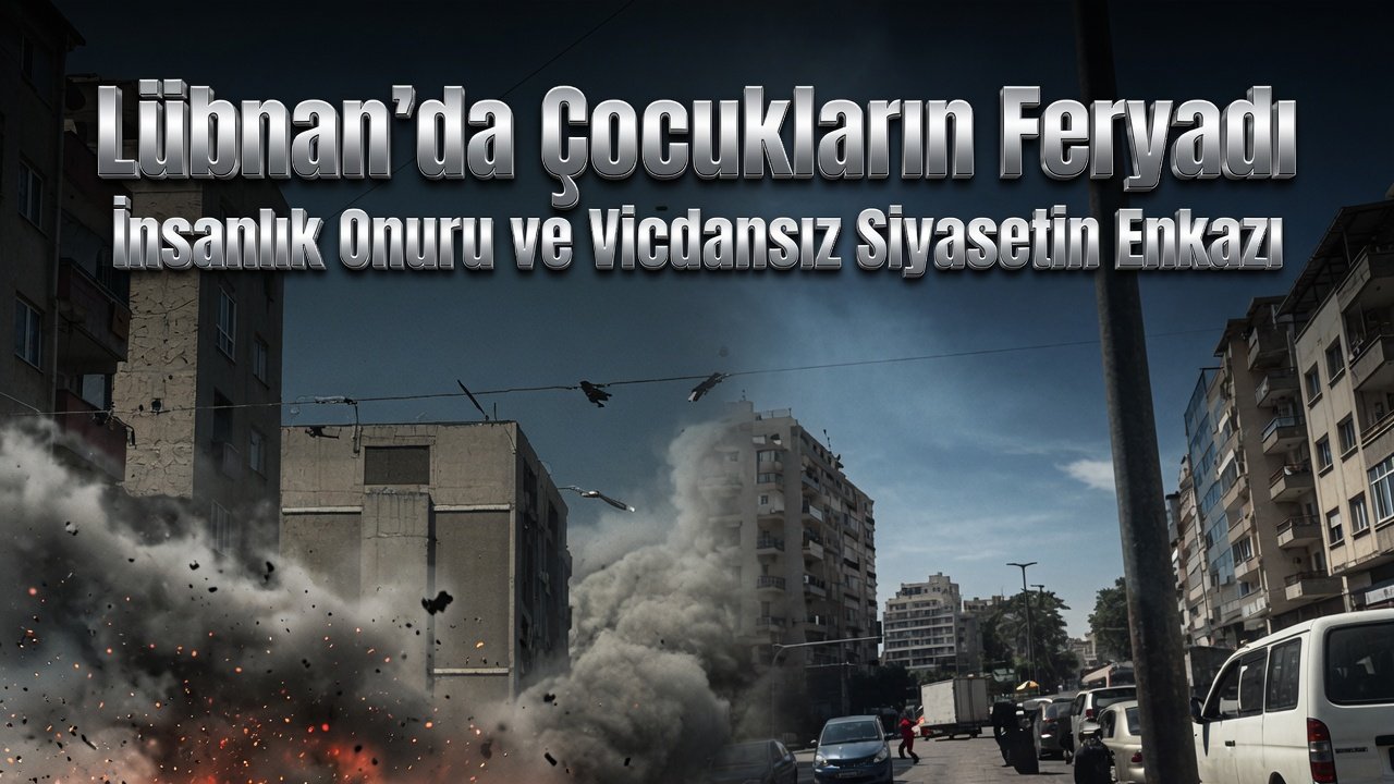 LUBNAN DA COCUKLARIN FERYADI INSANLIK ONURU VE VICDANSIZ SIYASETIN ENKAZI