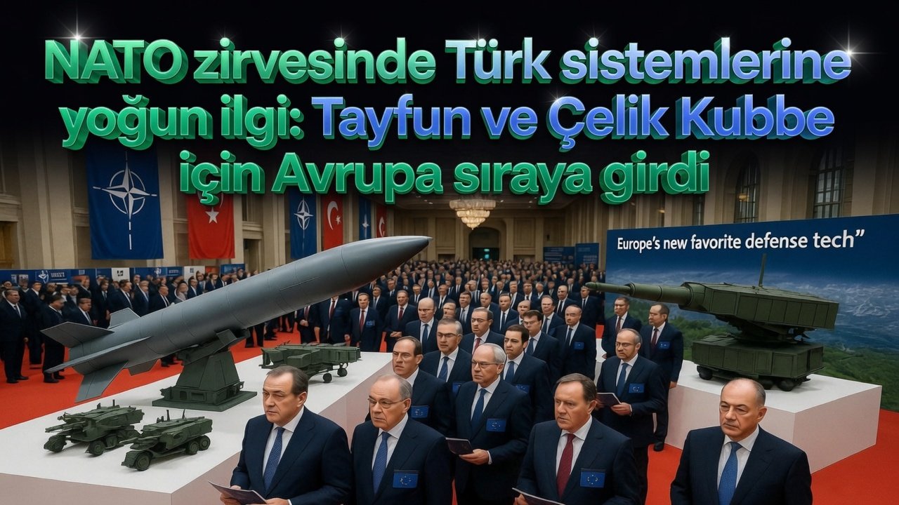 NATO ZIRVESINDE AVRUPA LIDERLERI TURK TAYFUN FUZESI VE CELIK KUBBE HAVA SAVUNMASINA SIRA OLUSTURDU HIC BEKLENMEDIK ILGI