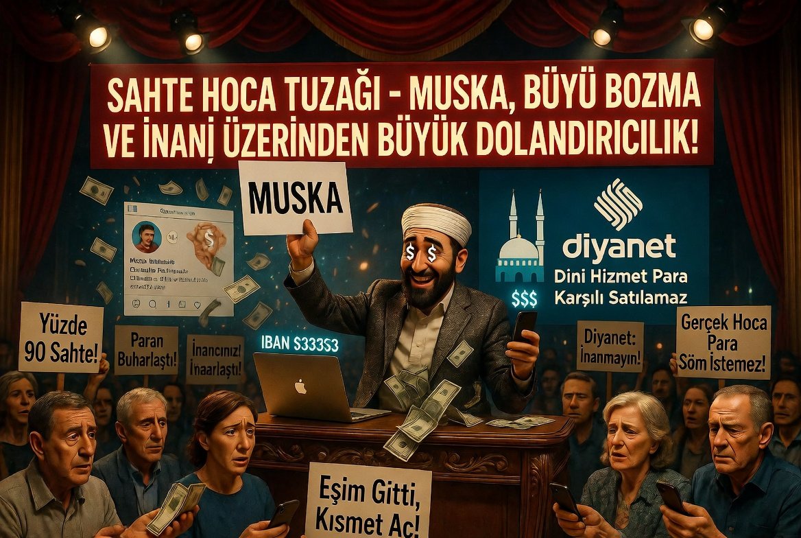 Sahte Hoca Dolandiriciligi Muska Buyu Tuzagi Sosyal Medya Uyari